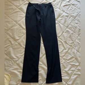 BILLIE THE LABEL, pantalón de vestir, color azul oscuro, talla 8